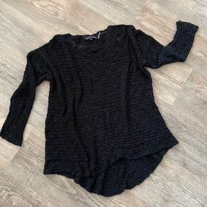 Black loose knit oversized sweater size S